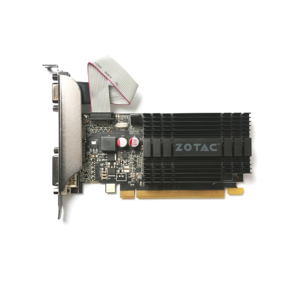 Placa de Vídeo ZOTAC GeForce GT 710, 2GB, GDDR3, 64-bit