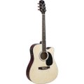 Violão Eletroacústico Dreadnought Aço Gdc-1 Ceq Natural Satin Giannini