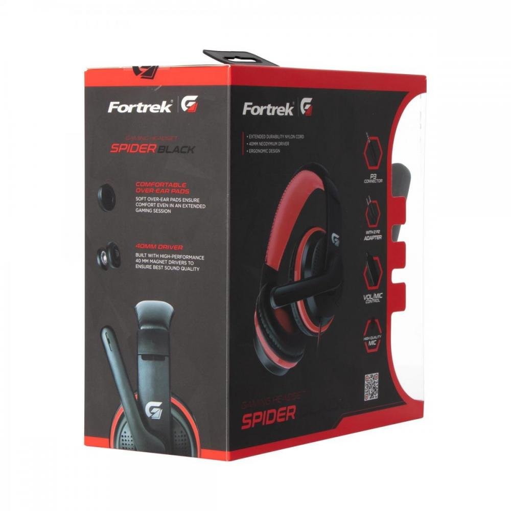 Headset Gamer Fortrek Spider Black Pt/Vm