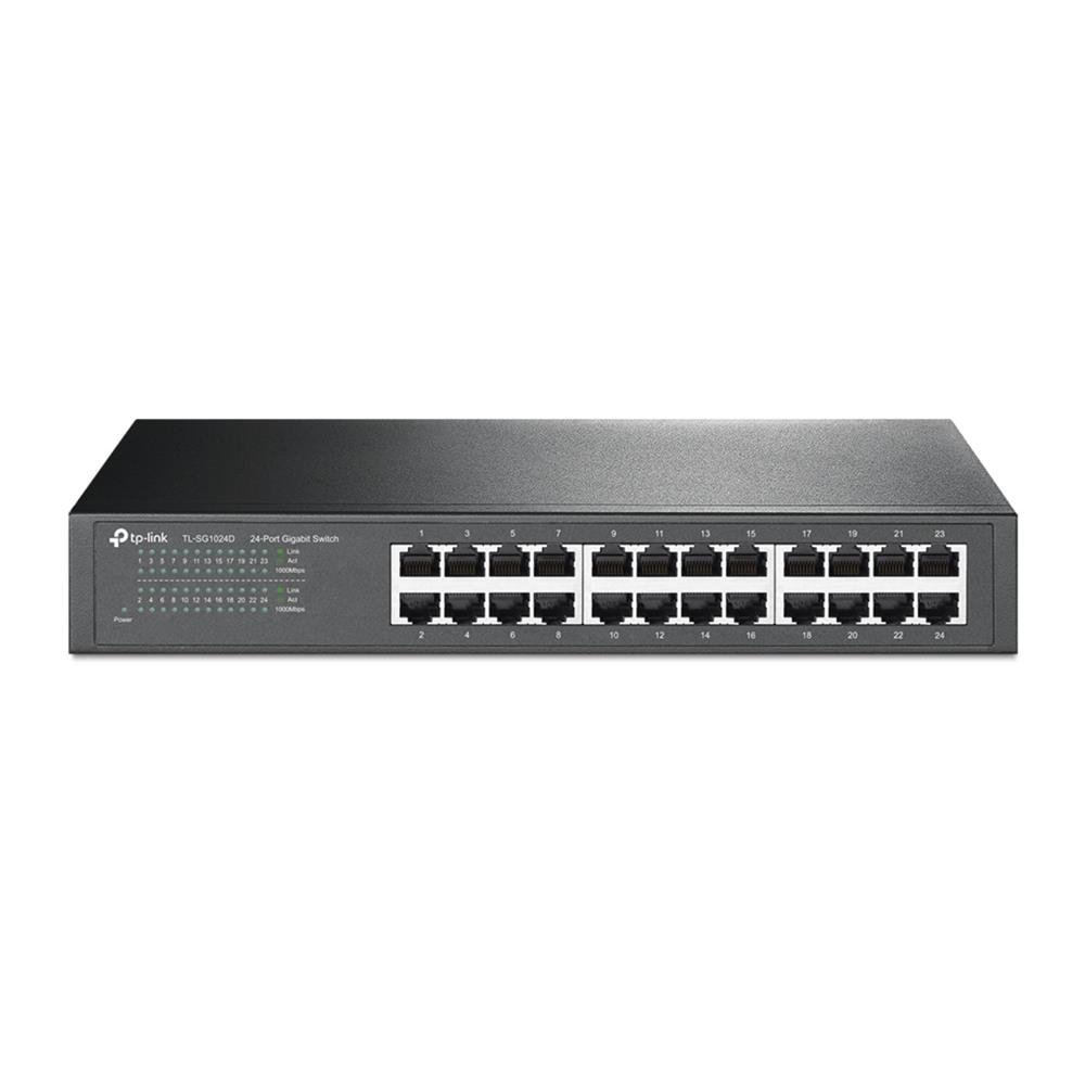 Switch TP-LINK Mesa/Rack 24 Portas Gigabit TL-SG1024D