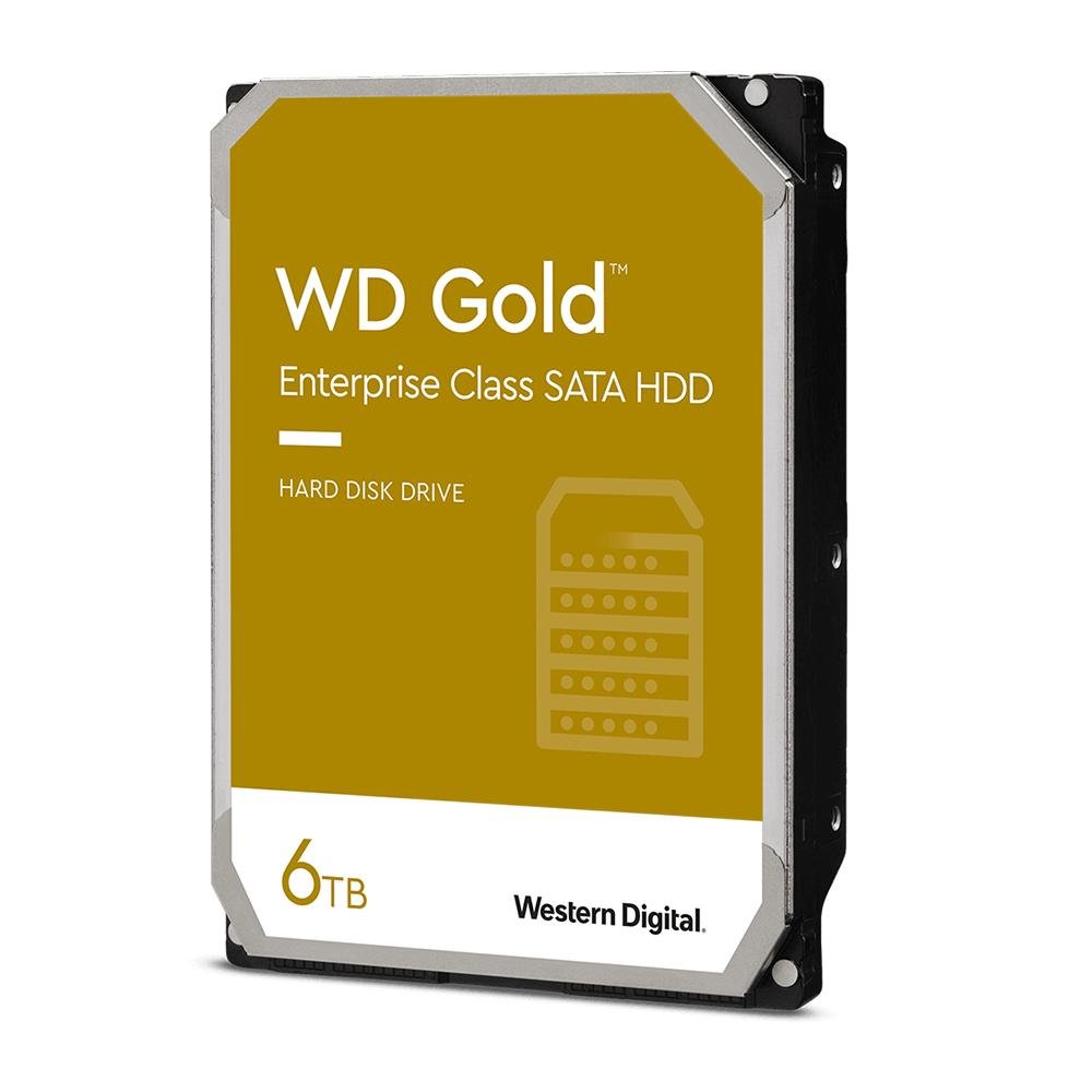 Hd Wd Gold Enterprise Para Data Center, 6tb, 3.5", 7200rpm, 256mb, Sata 6gb/s - Wd6004fryz