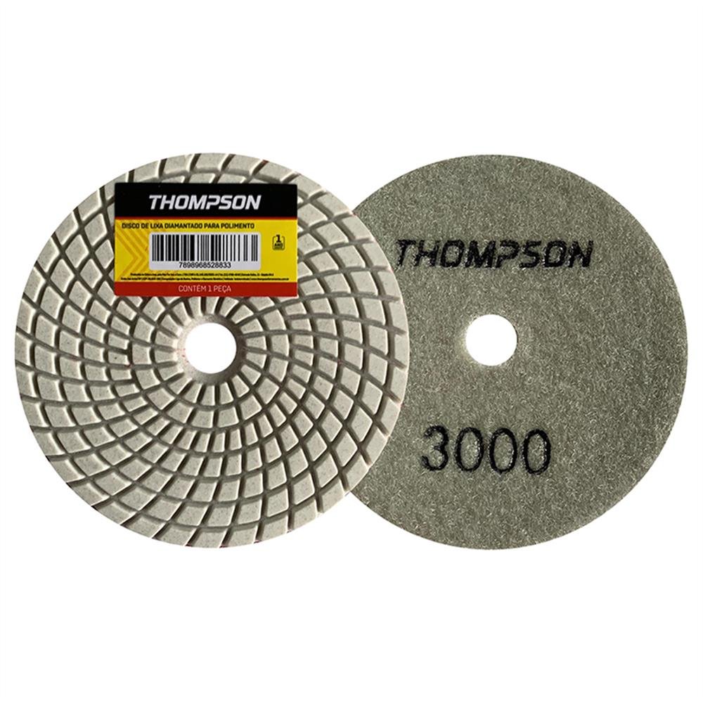 Disco De Lixa Diamantado Para Polimento Grão 3000 Thompson