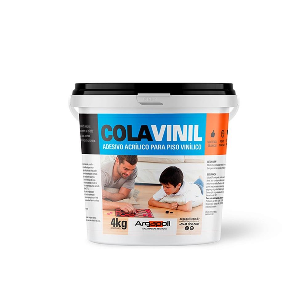 Cola Piso Vinilico Argapoli 4Kg