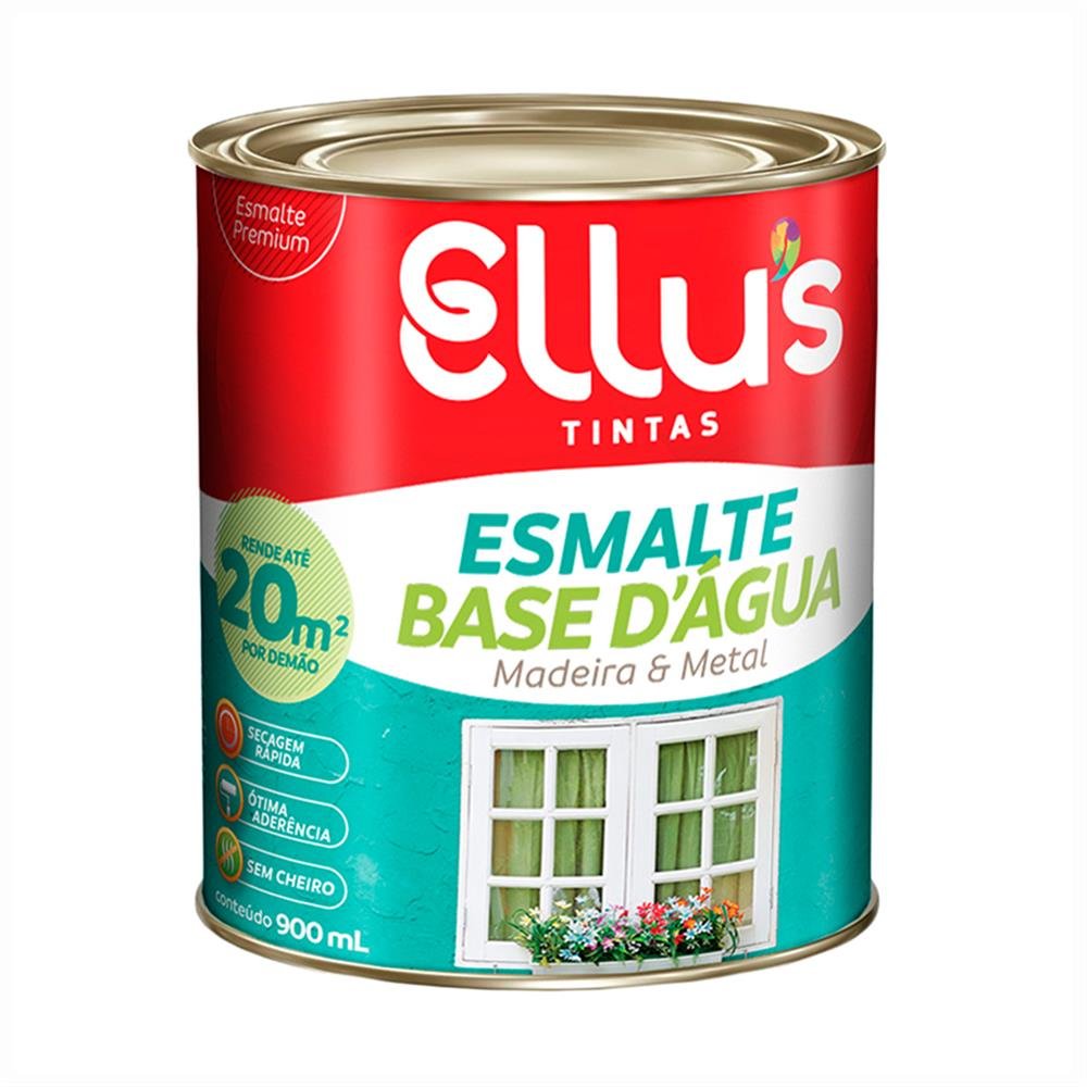 Esmalte 1/4X6 Ellus Base Água Brilhante Platina