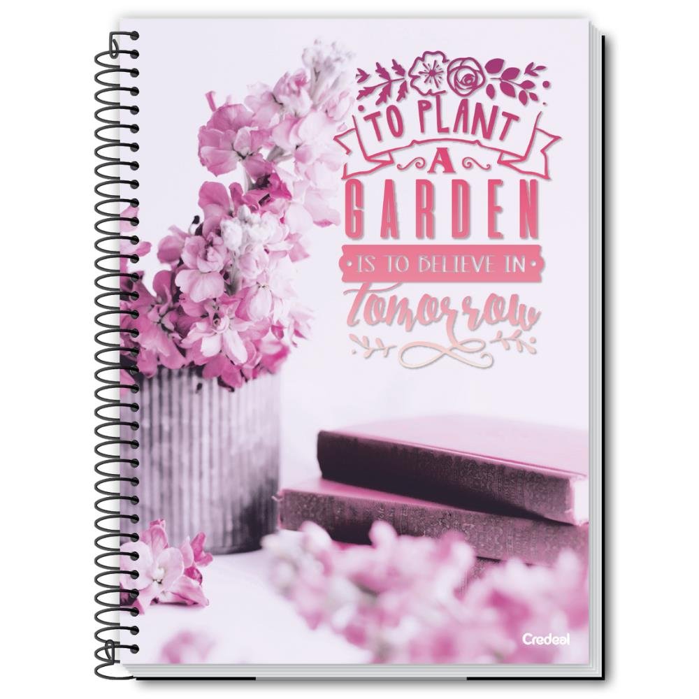 Caderno Universitário Capa Dura Espiral 12 MateriaS 168 Folhas Comfy Credeal Capas Sortidas.
