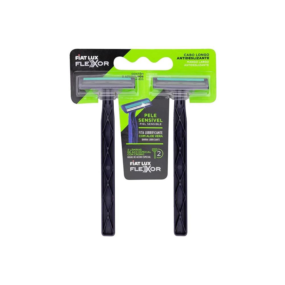 Kit Barbeador Descartavel Aparelhos De Barbear Com 48 Unidades Fiat Lux Flexor