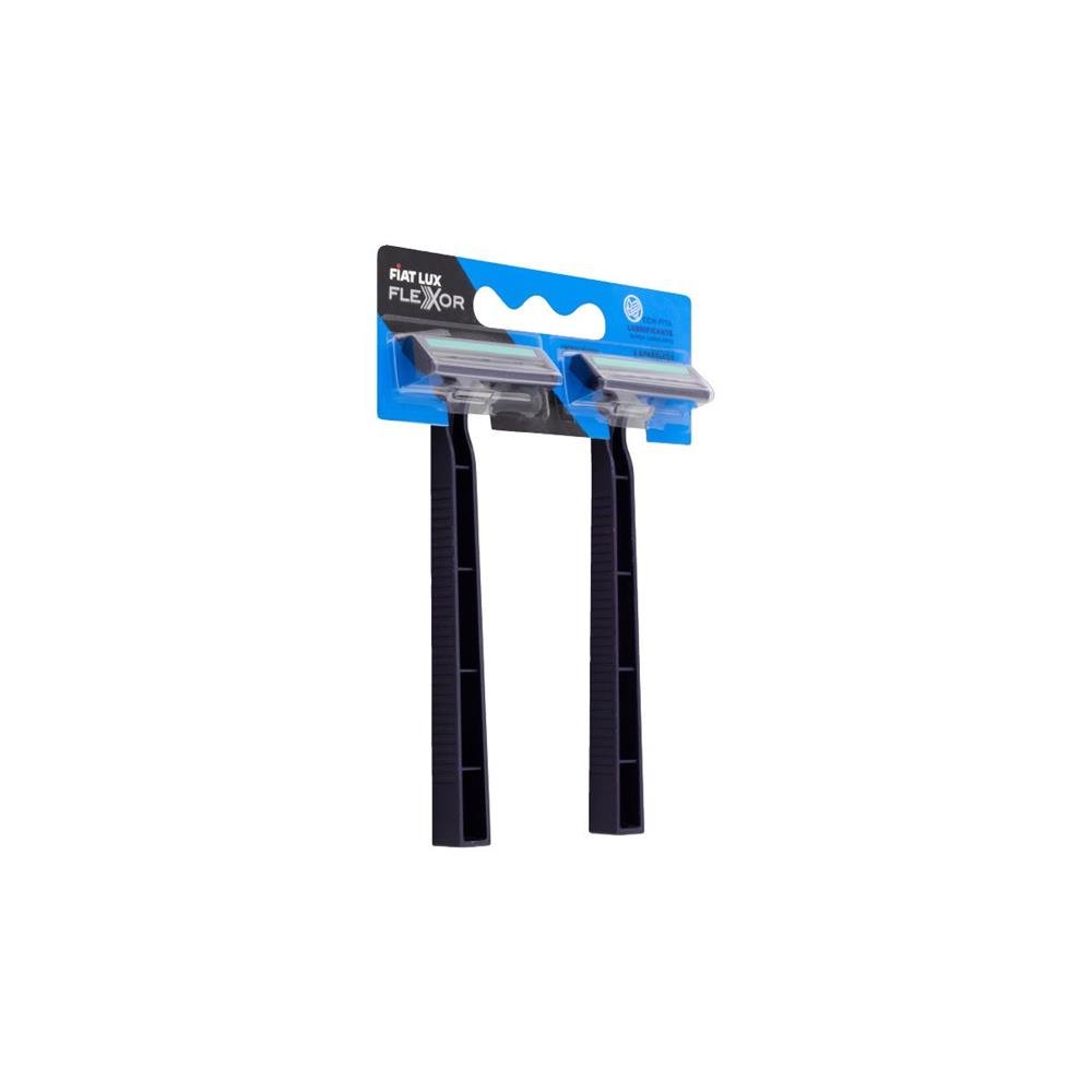 Kit Barbeador Descartavel Aparelhos De Barbear Com 2 Laminas Com 48 Unidades Fiat Lux Flexor Cores Sortidas
