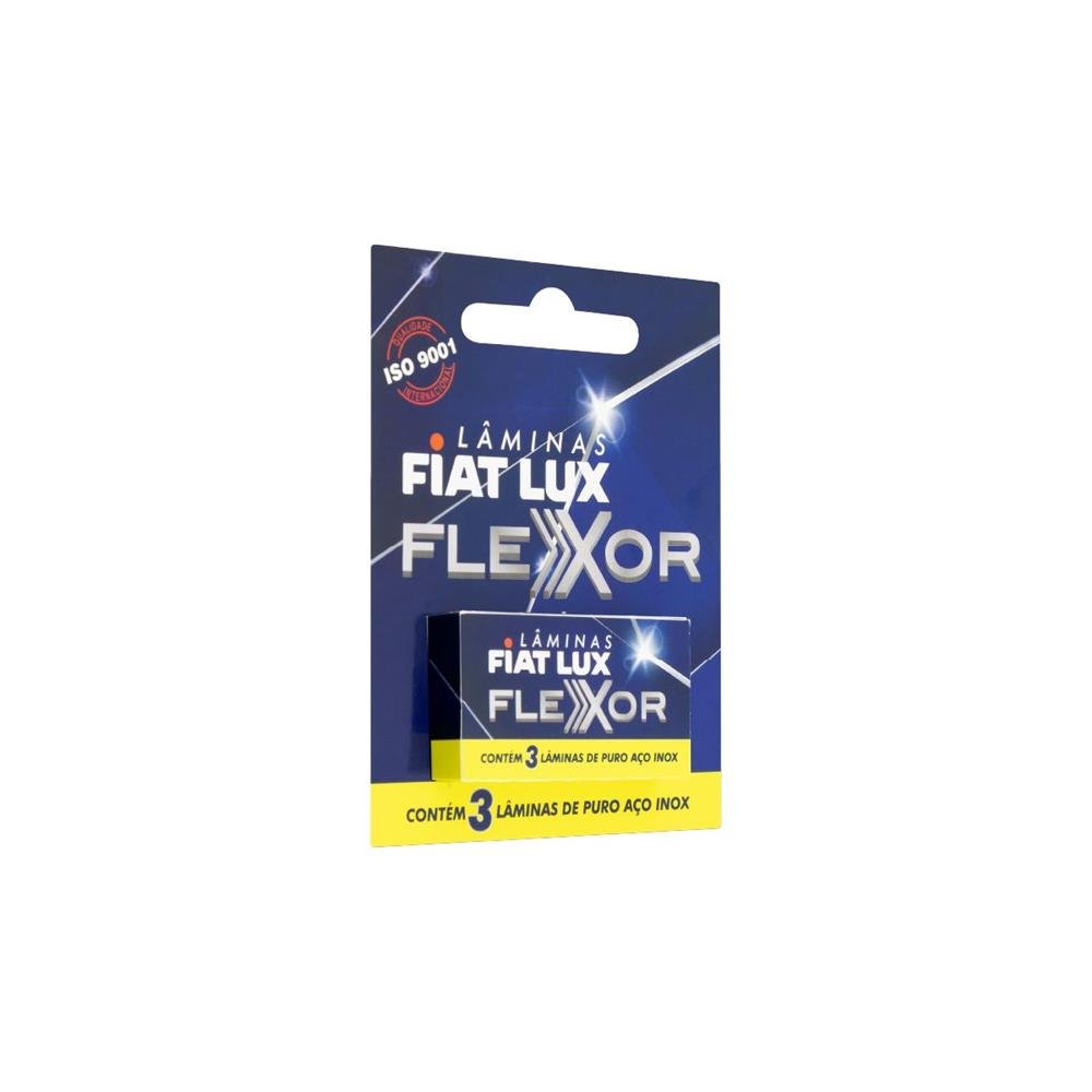 Lamina De Barbear Fiat Lux Cartucho Com 3 Unidades