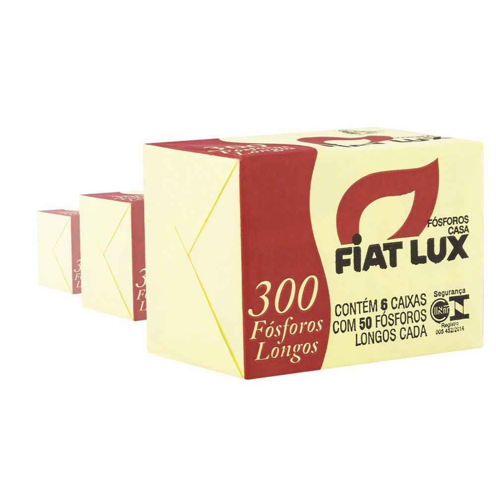 Fosforo Casa Fiat Lux 240 Caixas Cartão