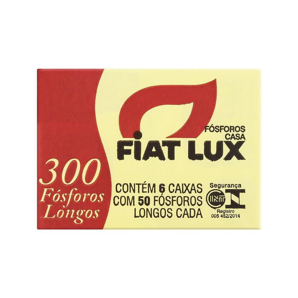 Fosforo Casa Fiat Lux 240 Caixas Cartão