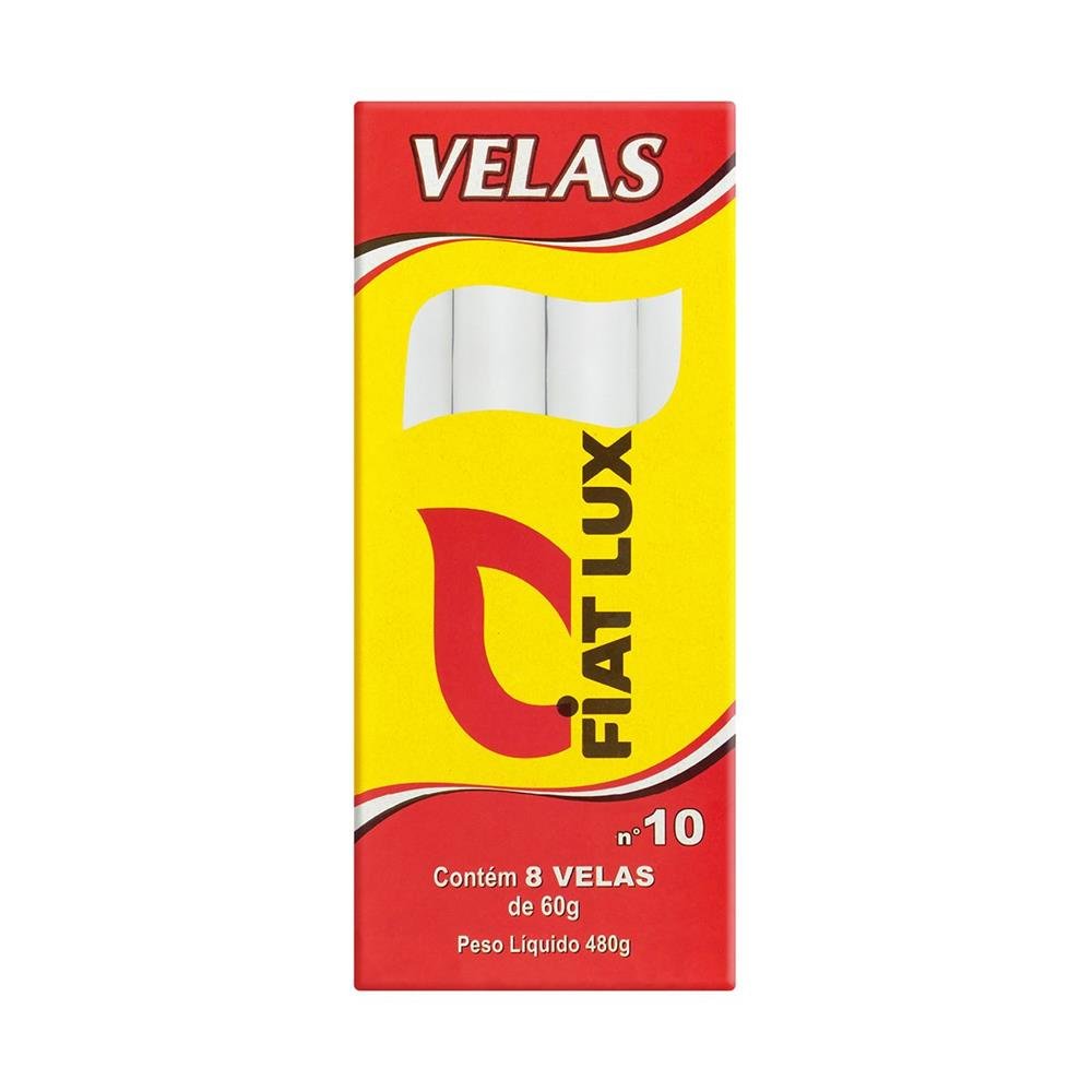 Vela Numero 10 Fiat Lux 96 Unidades