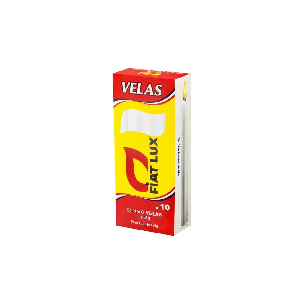 Vela Numero 10 Fiat Lux 96 Unidades