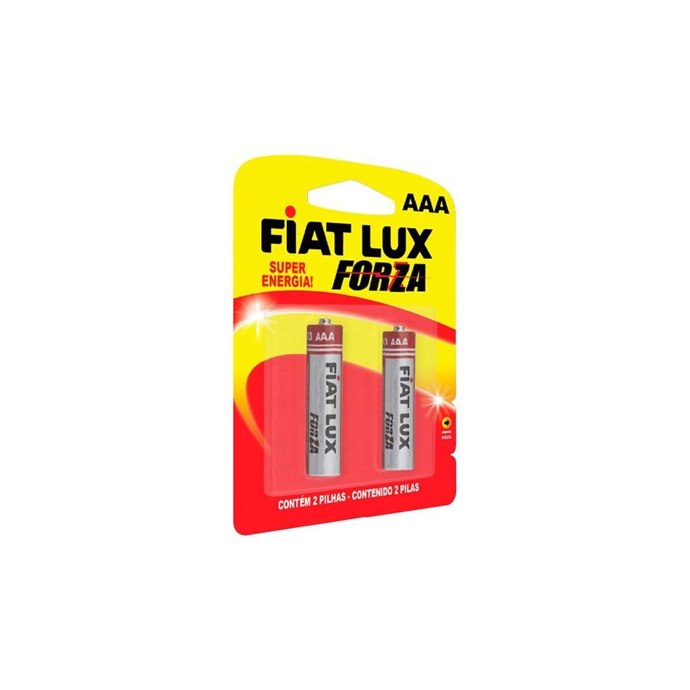 Pilha Comum Aaa Palito Fiat Lux Forza 48 Unidades
