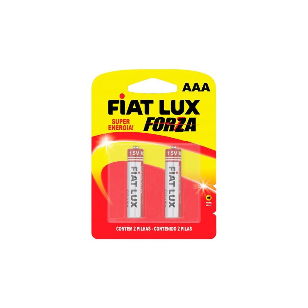 Pilha Comum Aaa Palito Fiat Lux Forza 48 Unidades