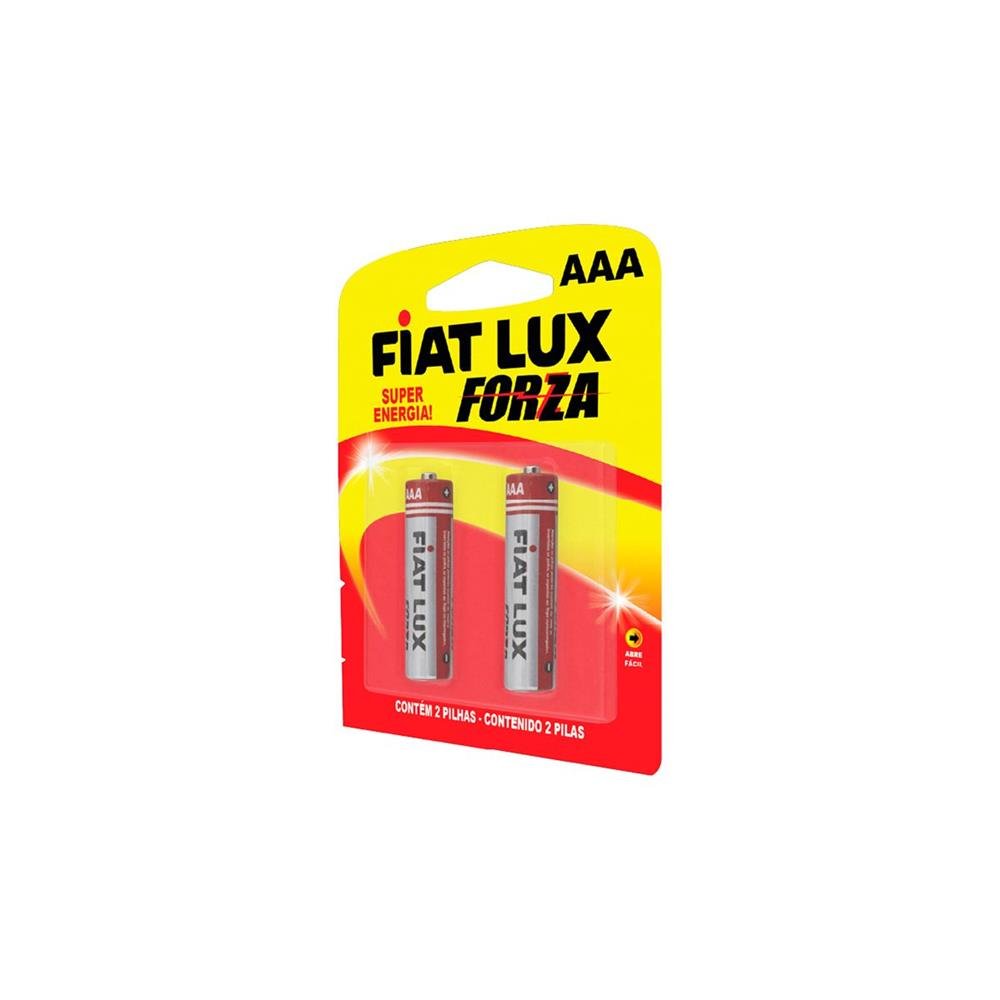 Pilha Comum Aaa Palito Fiat Lux Forza 48 Unidades