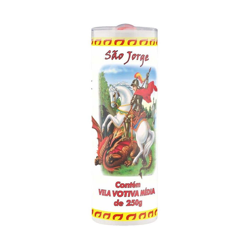 Kit Com 24 Pacotes De Vela Votiva Com Imagem De Santo Fiat Lux 250G 12 Unidades Cada