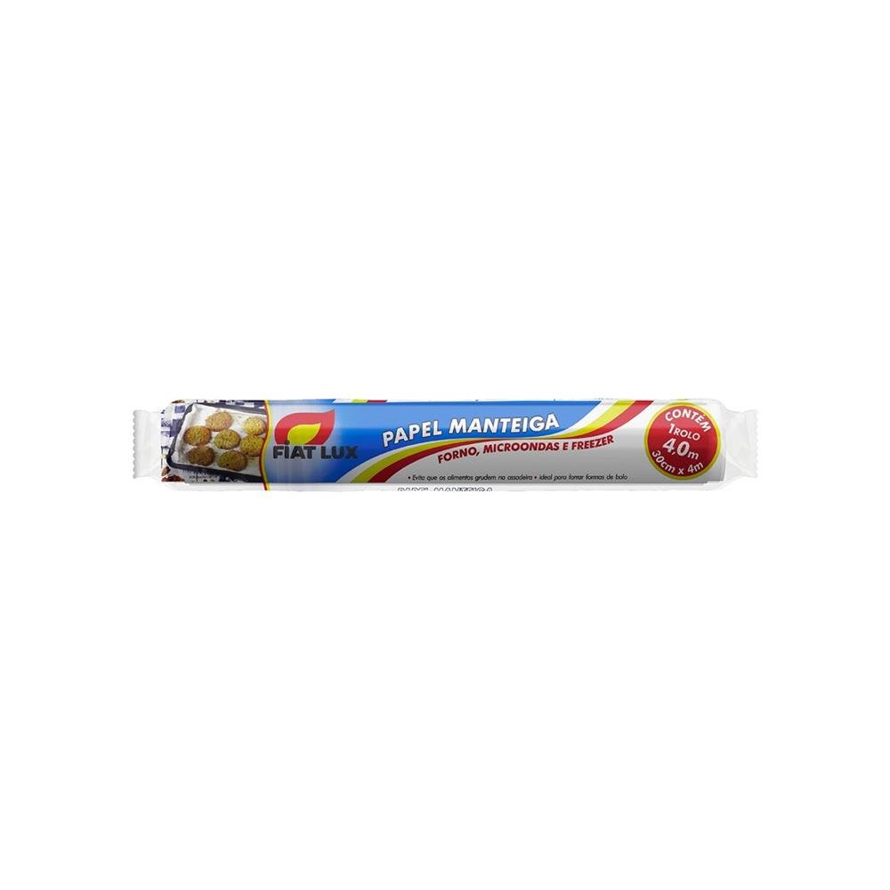 Papel Manteiga Fiat Lux 30Cm X 4M