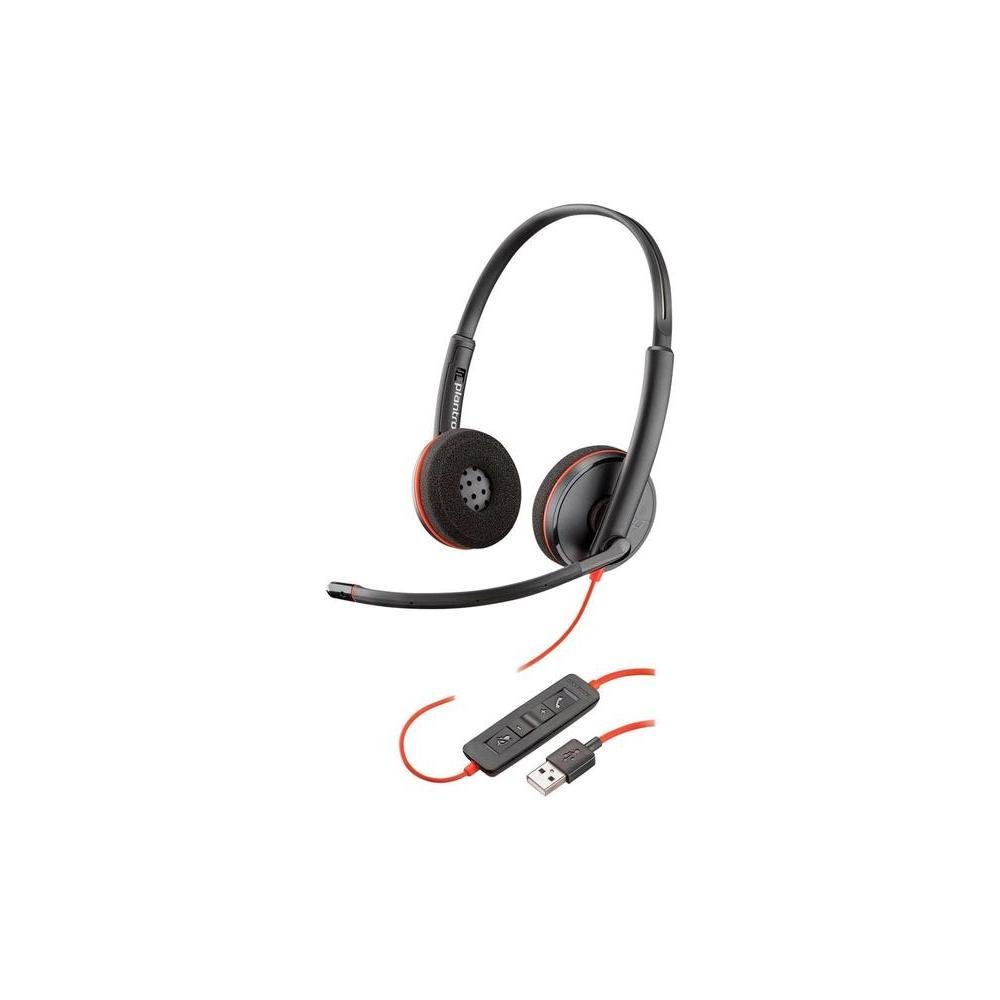 Headset Plantronics Blackwire C3220, Stereo, USB A - 209745-101.