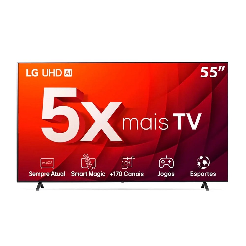 Smart Tv 55 Lg 4K Ultra Hd Ur8750 2023, Wi-Fi, Hdr10, Thinqai