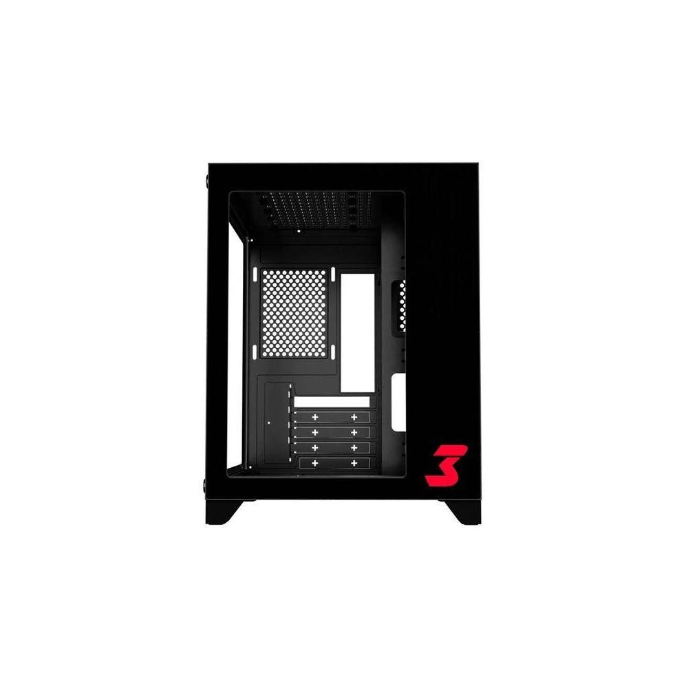 Gabinete Gamer DT3 Sports Hyper, Mini Tower, Lateral e Frontal em Vidro Temperado 4mm, Preto - 13872-1..