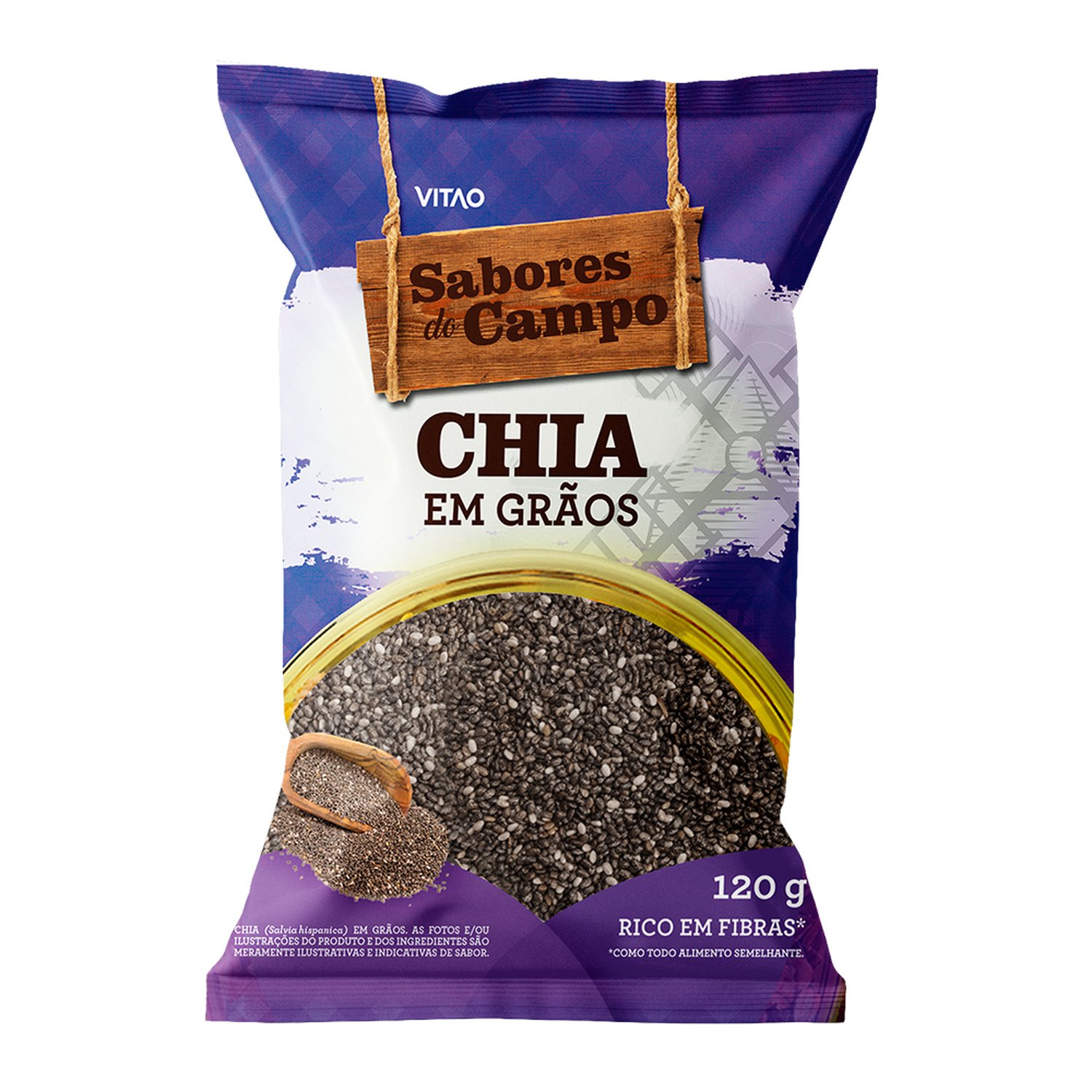 Chia Sabores do Campo 120G Caixa Com 12 Unidades