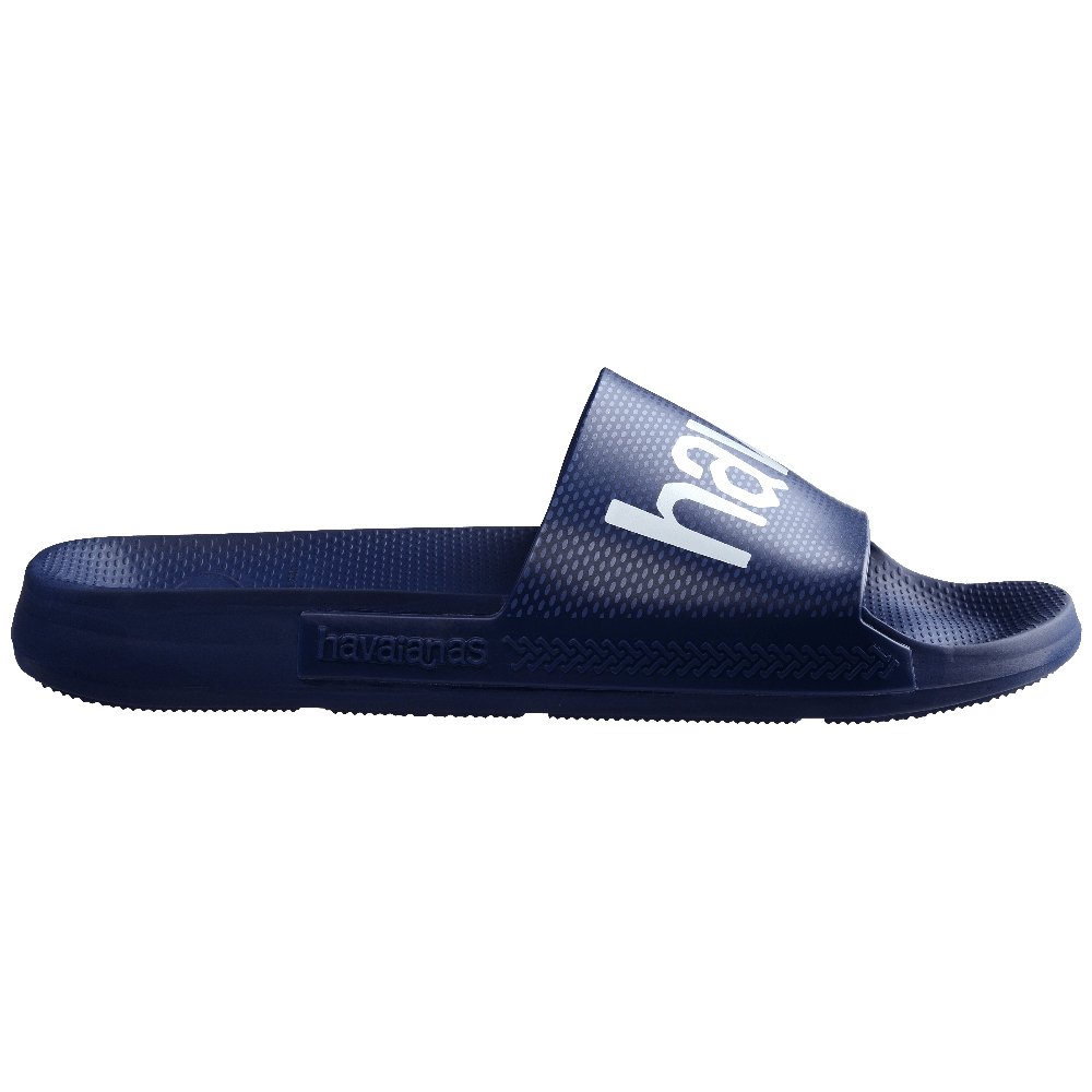 Havaianas Slide Classic Logomania Azul Marinho 39/0