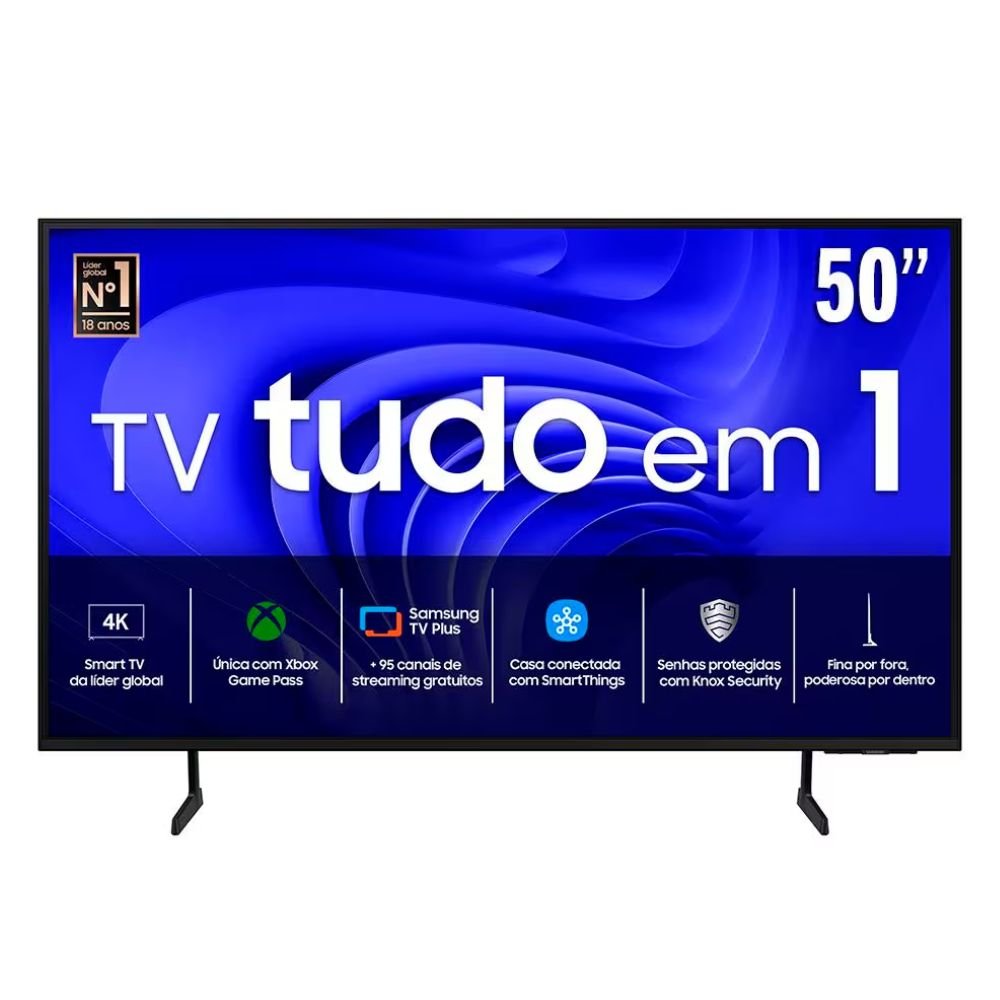 Smart TV Samsung LED 4K 50" - UN50DU7700GXZD