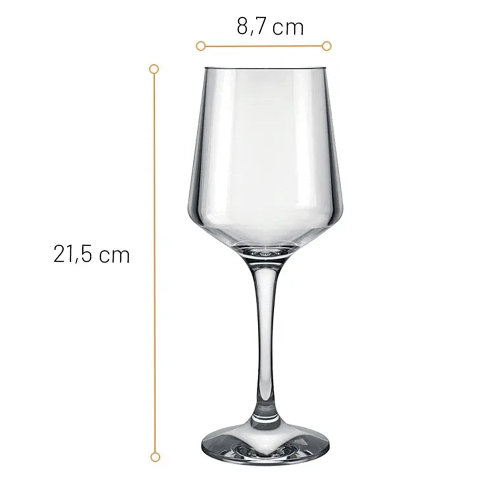Conjunto de Taça Nadir Brunello Vinho 7131 390ml - Embalagem com 12 Peças