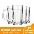 Caneca Americano Chop 5912 340ml - Embalagem com 12 Unidades