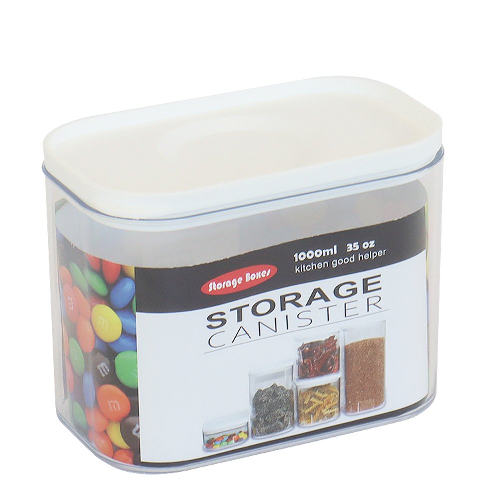 Pote Hermetico Vacuo Plastico 1 Litro Global