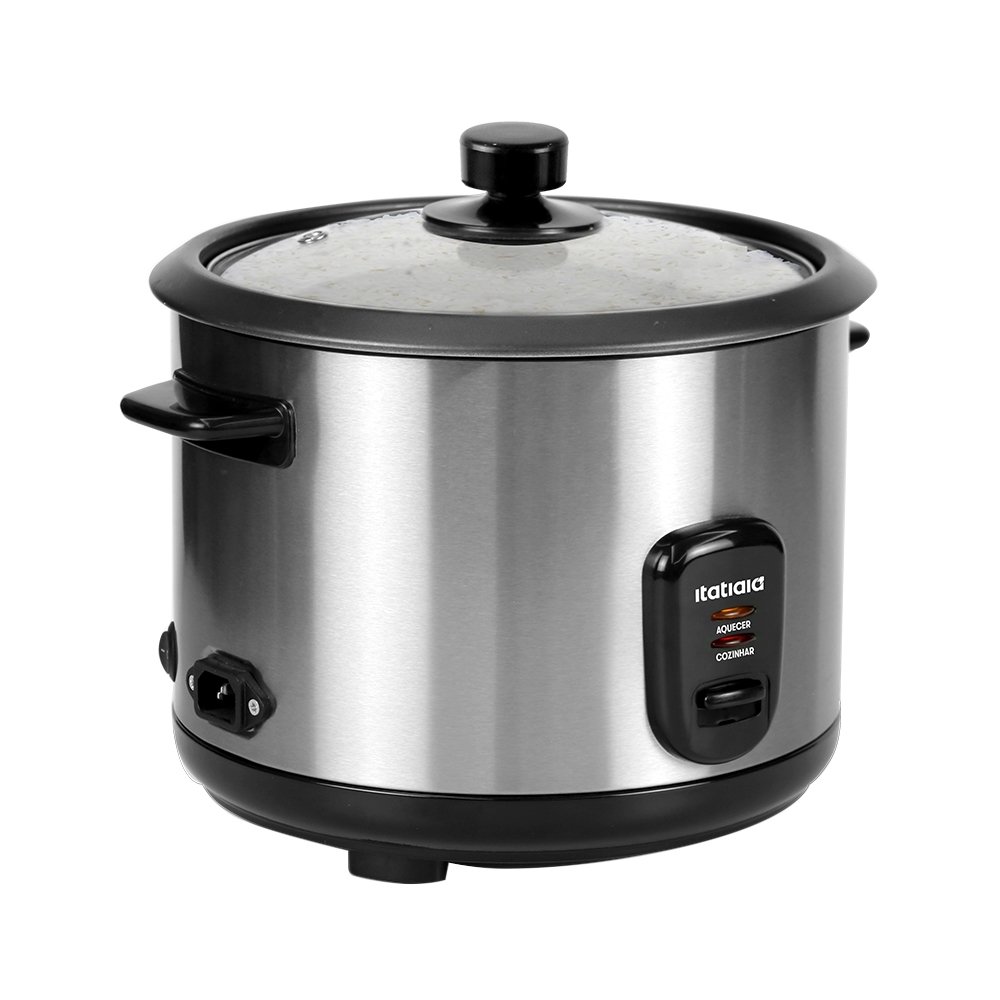 Panela de Arroz Elétrica Itatiaia PAMID1001 - 1,5 Litros, Inox, 110V