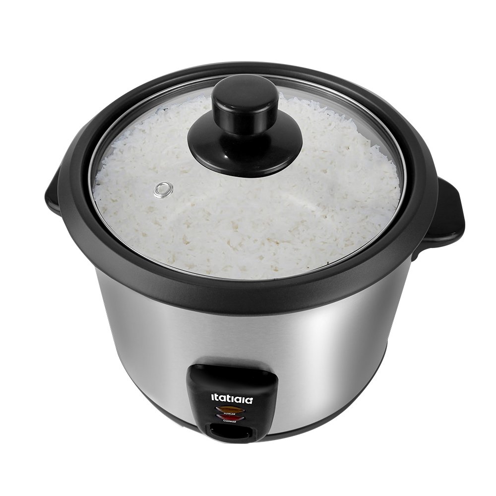 Panela de Arroz Elétrica Itatiaia PAMID1001 - 1,5 Litros, Inox, 110V