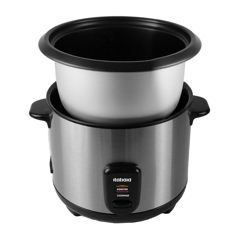 Panela de Arroz Elétrica Itatiaia PAMID1001 - 1,5 Litros, Inox, 110V