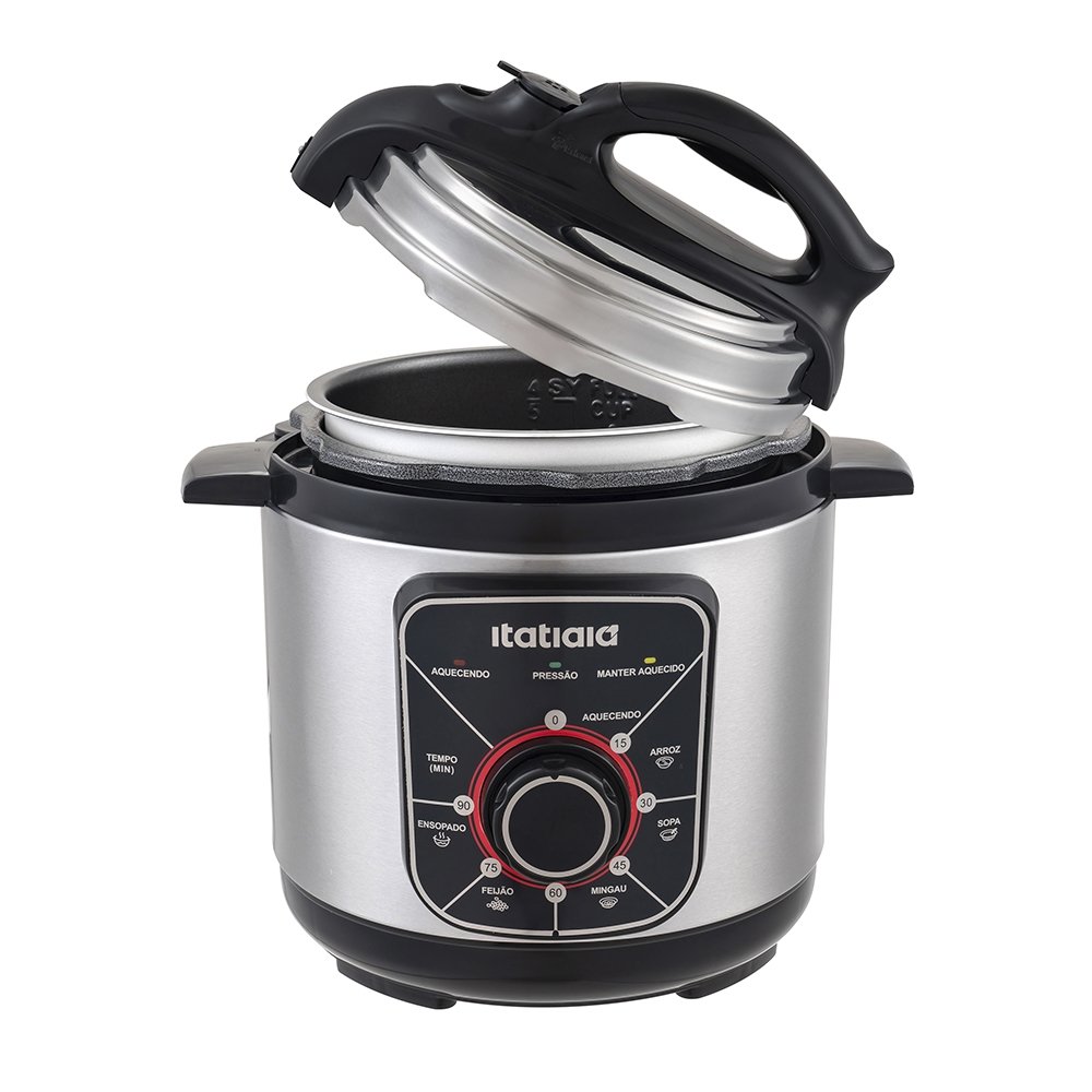 Panela Elétrica De Pressão Itatiaia PPESS1001 - 3 Litros, 700W, Inox, 110V