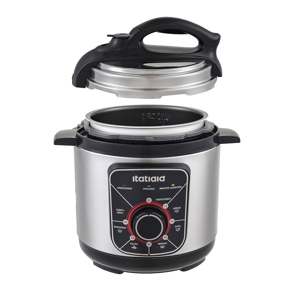 Panela Elétrica De Pressão Itatiaia PPESS1001 - 3 Litros, 700W, Inox, 110V