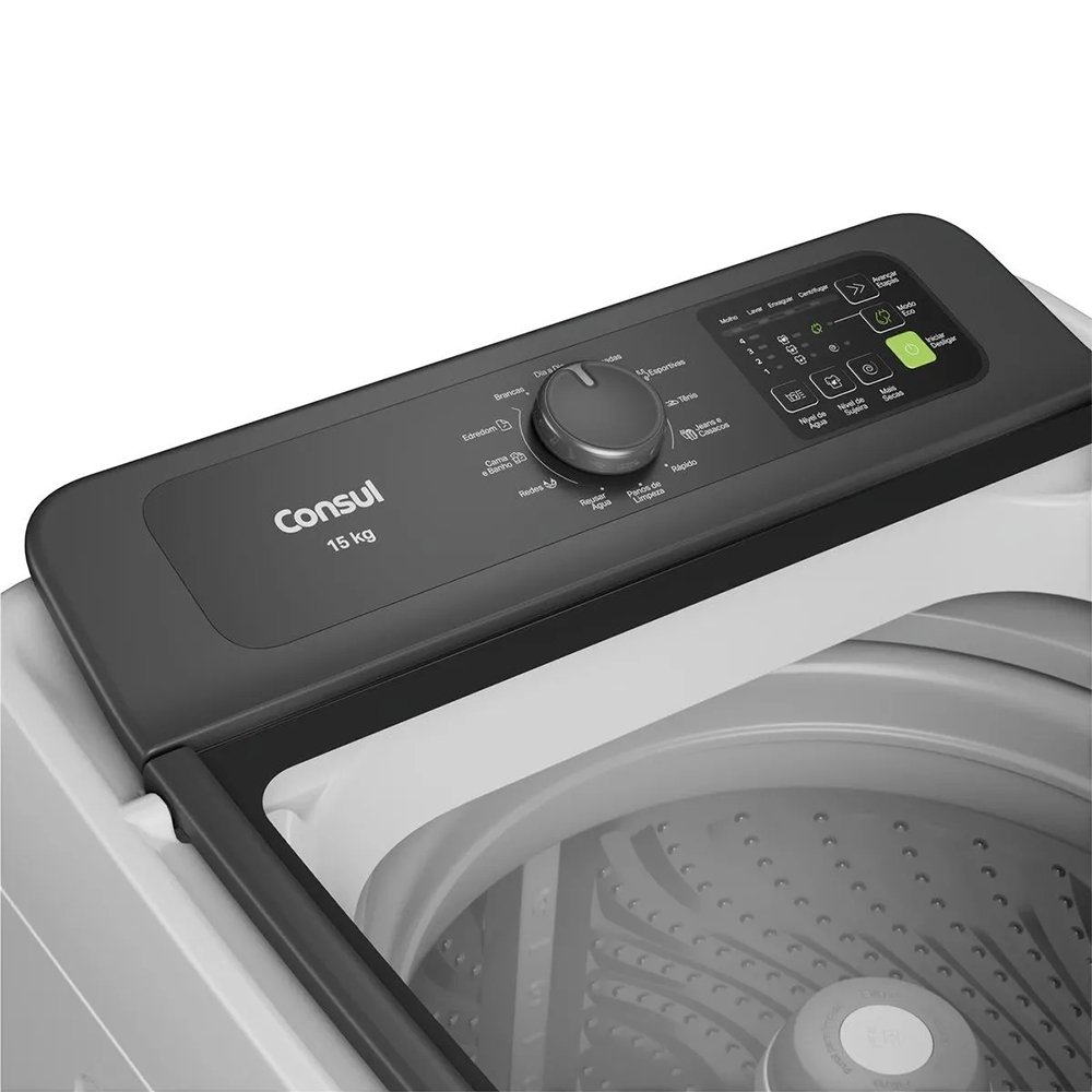 Lavadora Automática Consul 15 Kg CWN15AB - 620W, Branca, 220V