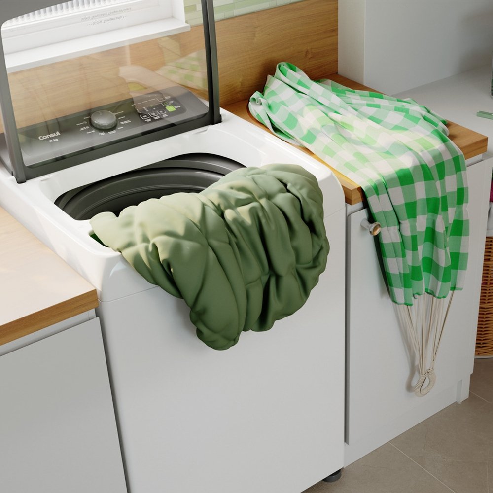 Lavadora Automática Consul 15 Kg CWN15AB - 620W, Branca, 220V