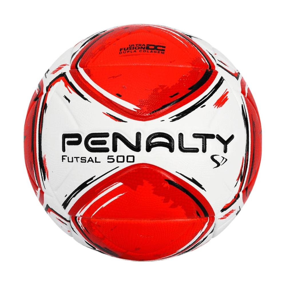 BOLA PENALTY CAMPO S11 R2 XXIV BRANCO/VERMELHO/PRETO