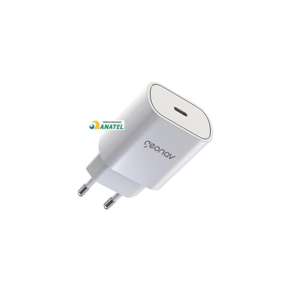 Carregador Tomada Geonav C/ 1 Saida Usb-C 25W Super Power - Ch25pdwt.