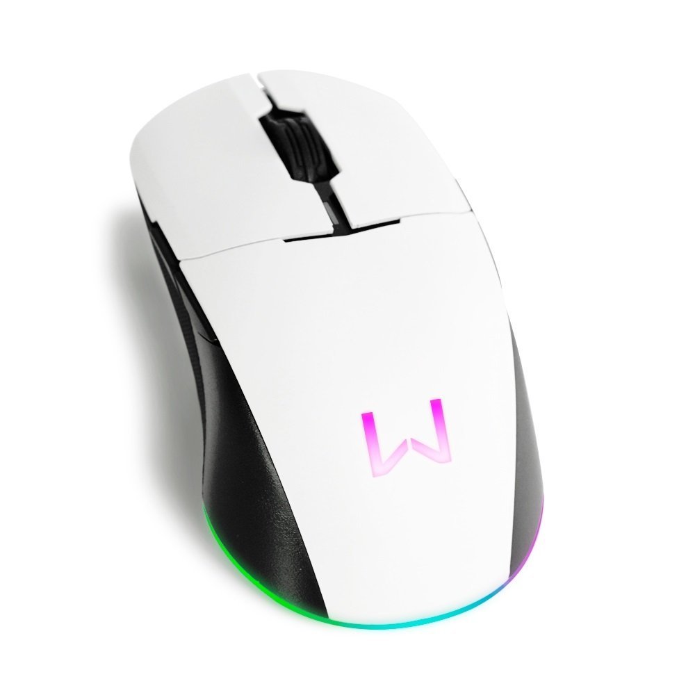 Mouse Gamer Sem Fio Warrior Dash Pixart 3335 Wireless, Branco, Mo397, Warrior