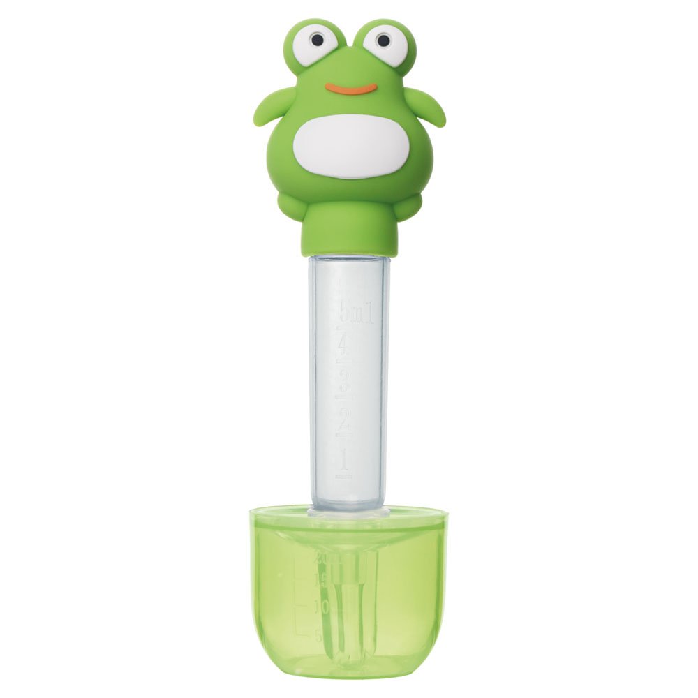 Kit Dosador De Remedio Ludico Sapinho Unissex Pimpolho Com 1 Unidade.