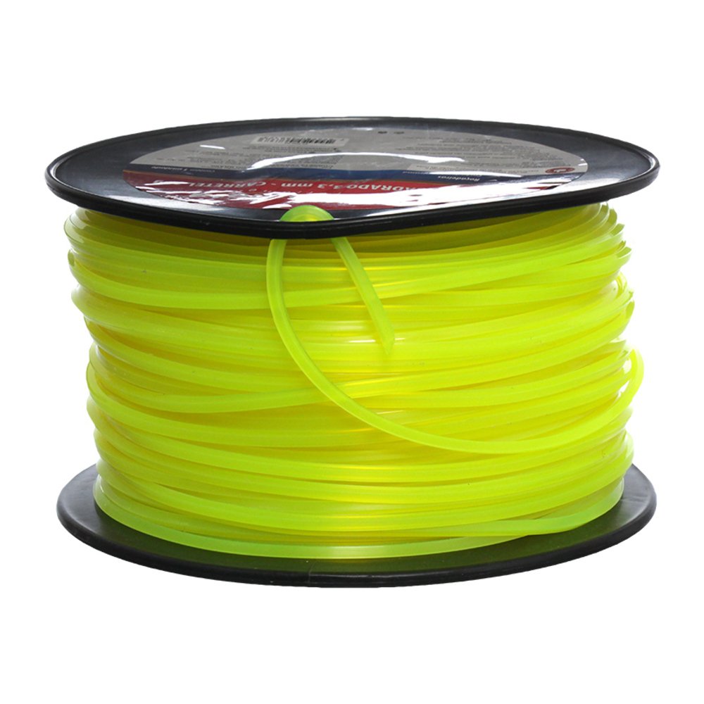 Fio Nylon Quadrado Amarelo 3,3MM 1KG - Corneta