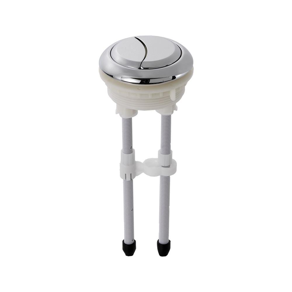 Botao Acionador Superior Duplo Abs Cromado Para Caixa Acoplada