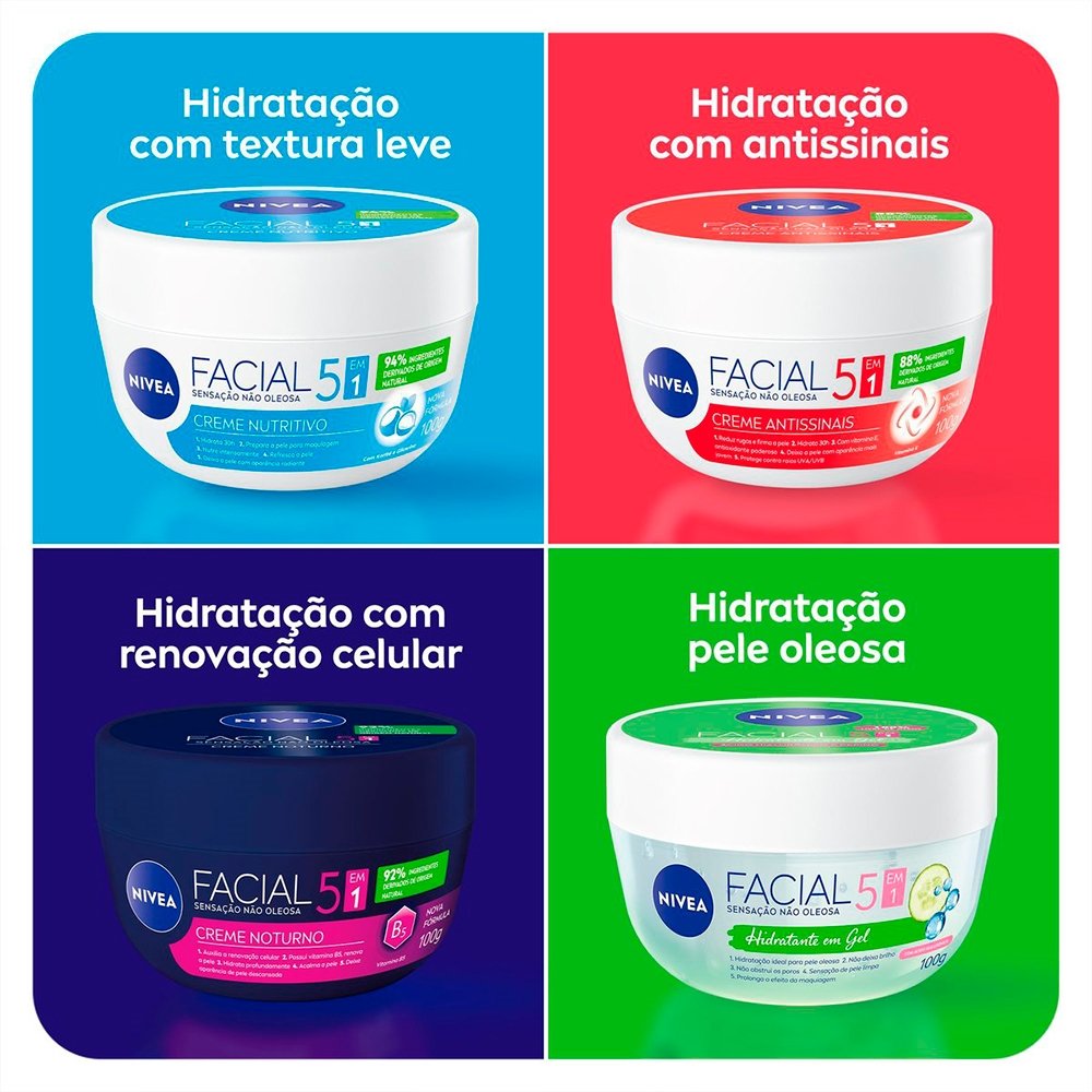 Creme Facial Nivea Nutritivo 100g