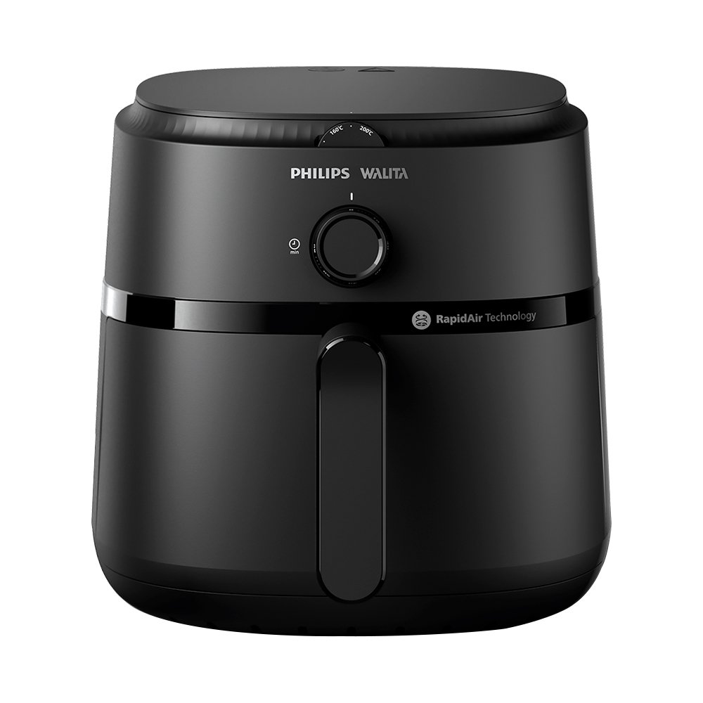 Fritadeira Air Fryer Philips Walita Série 1000XL NA130/09 - 1700W, Preto, 110V