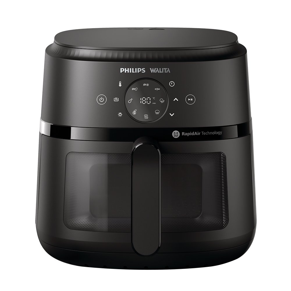 Fritadeira Air Fryer Philips Walita Série 2000XL NA230/00 - 6,2 Litros, Preto, 1700W, 110V