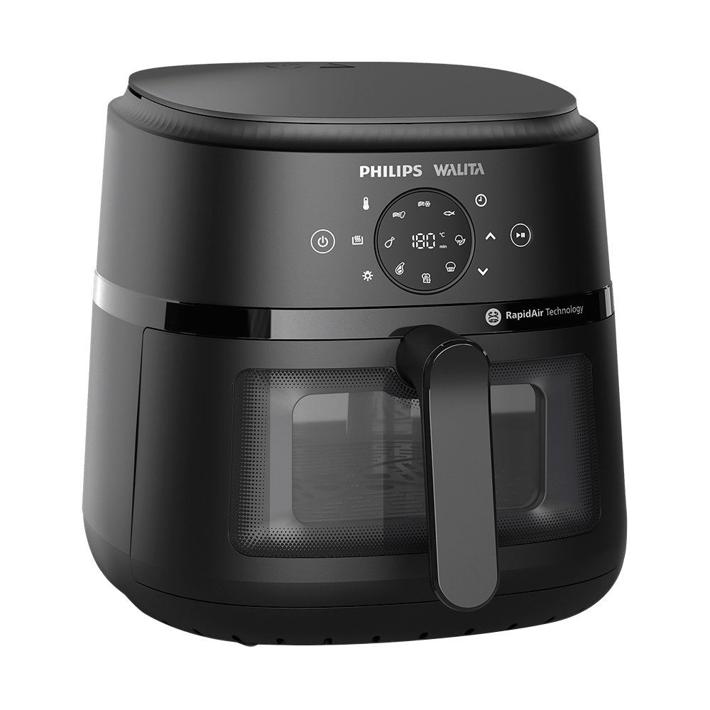 Fritadeira Air Fryer Philips Walita Série 2000XL NA230/09 - 1700W, Preto, 220V
