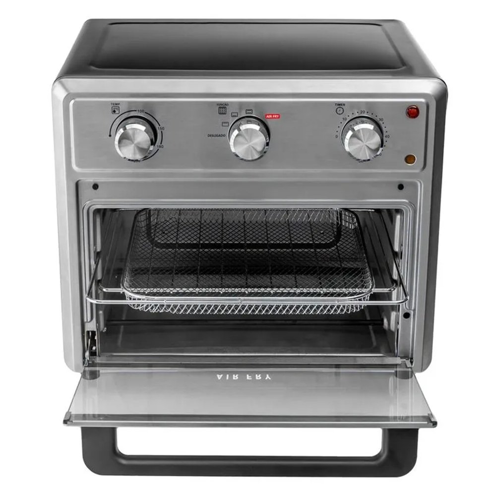 Forno Elétrico de Bancada Philco 25 Litros PFE25I | Air Fryer 2 Em 1, 1400W, Esmaltado, 110V