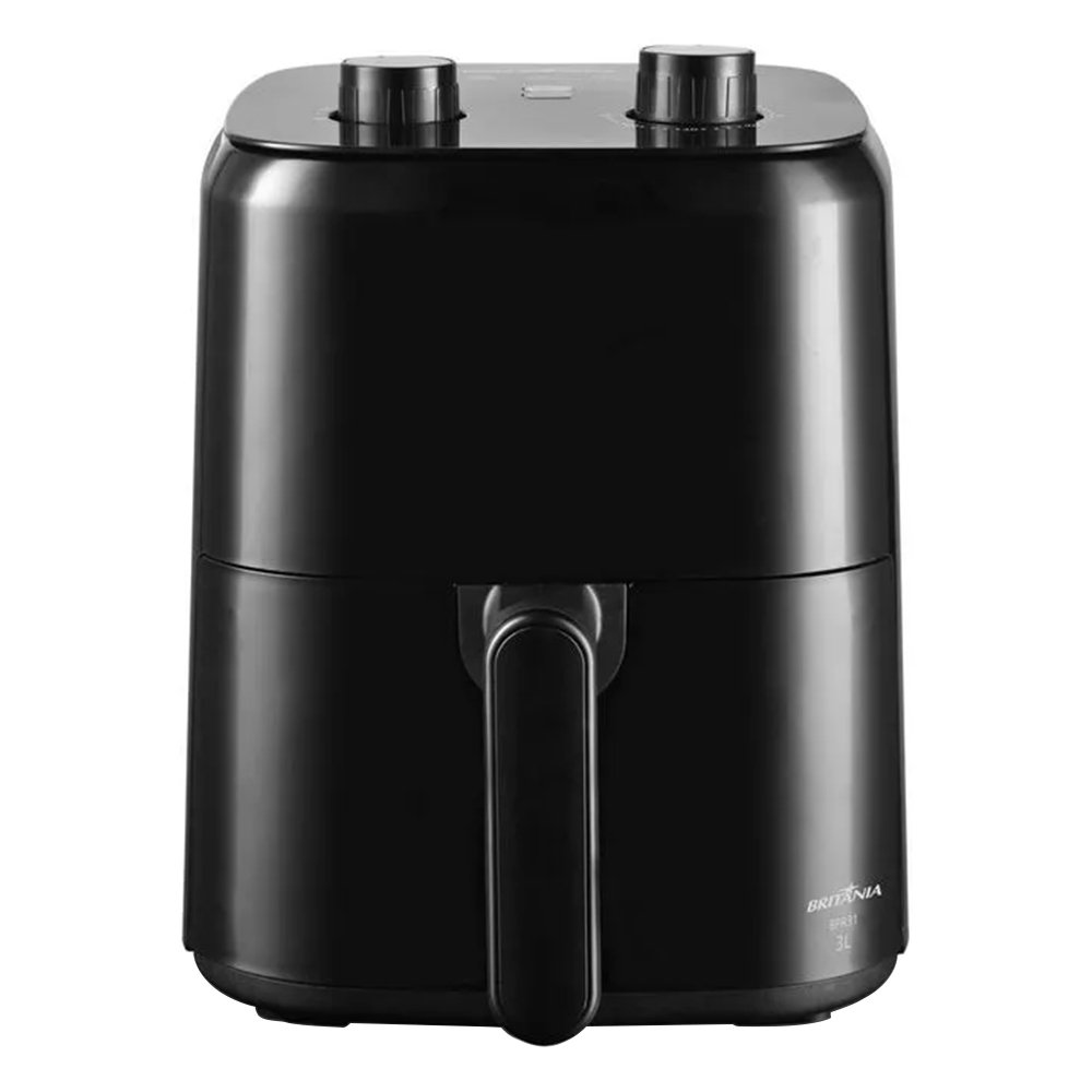 Fritadeira Air Fryer Britânia BFR31 - 1300W, 3 Litros, Preto, 220V