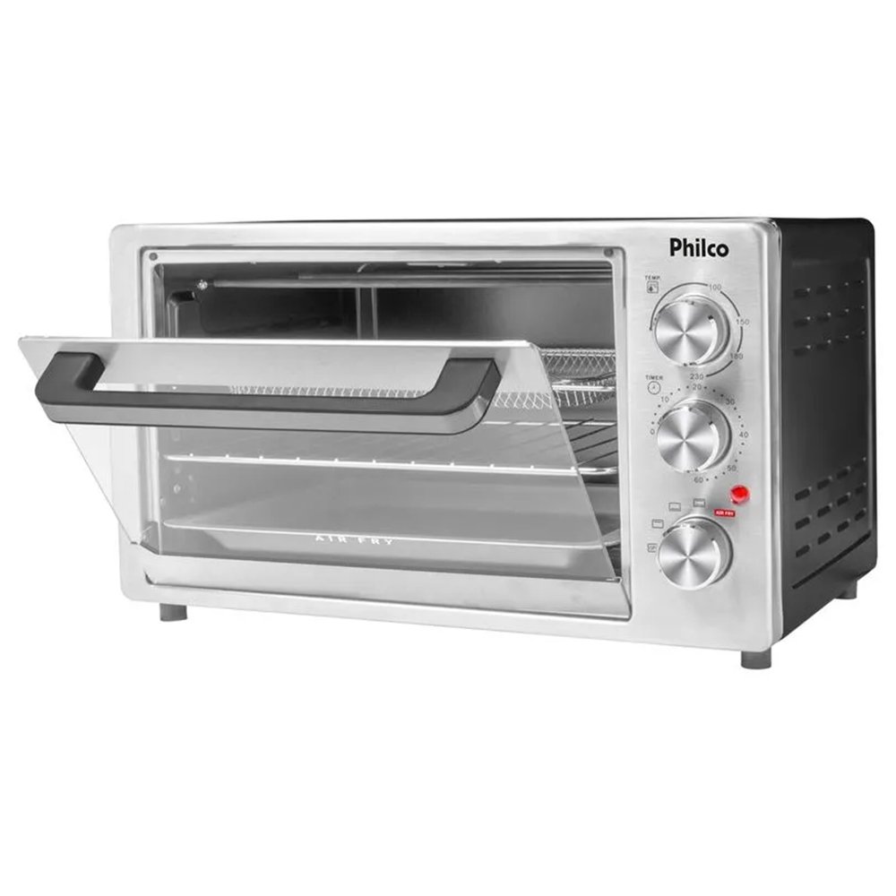 Forno Elétrico de Bancada Philco 40 Litros PFE40I | Air Fryer 2 Em 1, 1600W, Esmaltado, 110V